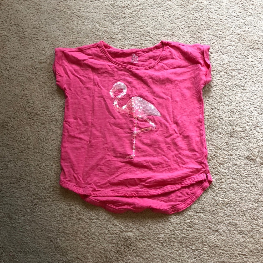 Girls shot sleeve top